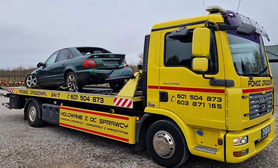 akcja pomocy na drodze